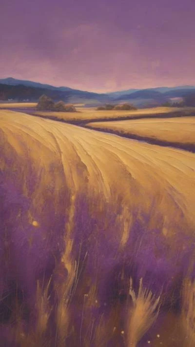 A_Painting_Of_A_Field_With_Purple_Art & Illustration_9-16_121