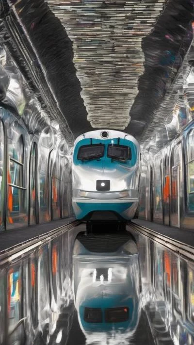 A_Train_Is_Shown_In_A_Subway_Abstract_9-16_127