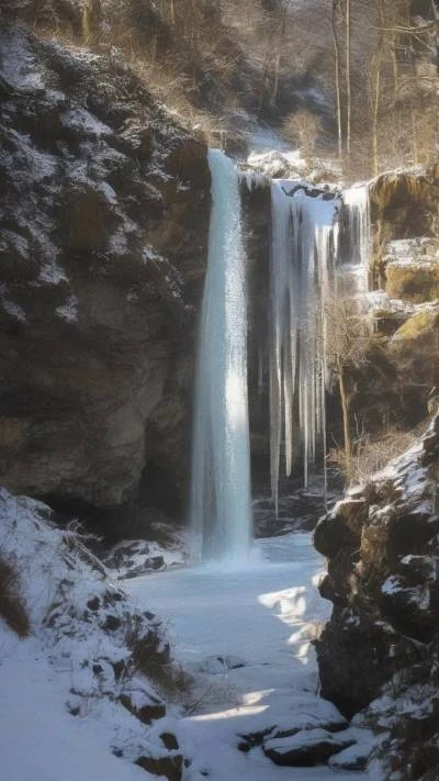 A_Waterfall_With_Ice_On_It_In_Seasonal & Holiday_9-16_32