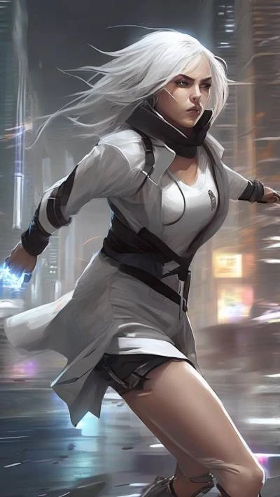 A_Woman_In_A_White_Dress_Running_Anime & Cartoons_9-16_36