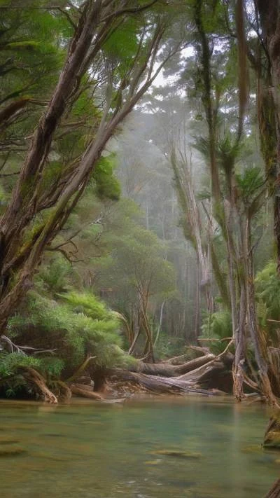 A_River_Surrounded_By_Trees_In_The_Landscapes_9-16_34