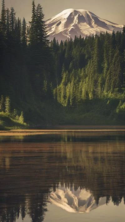 A_Mountain_With_A_Reflection_In_The_Landscapes_9-16_06