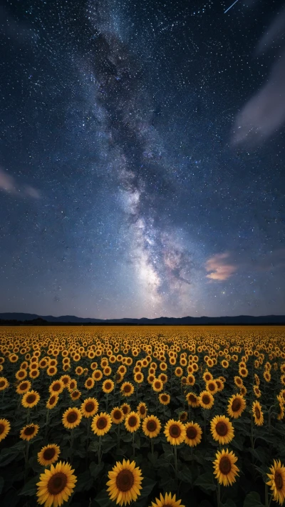 A vast sunflower field