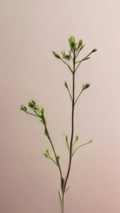 A_Plant_With_Green_Leaves_On_It_Minimalist_9-16_68