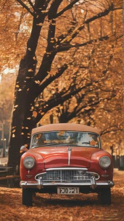 A_Red_Car_Parked_In_The_Middle_Cars & Vehicles_9-16_73