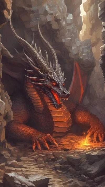 A_Dragon_With_A_Red_Flame_In_Fantasy_9-16_13