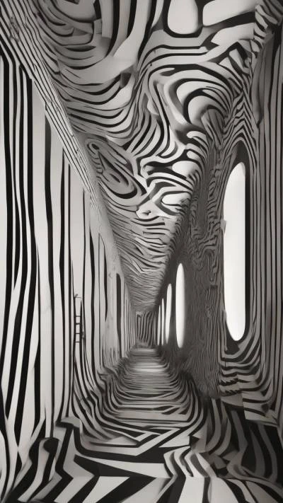 A_Black_And_White_Tunnel_With_A_Abstract_9-16_118