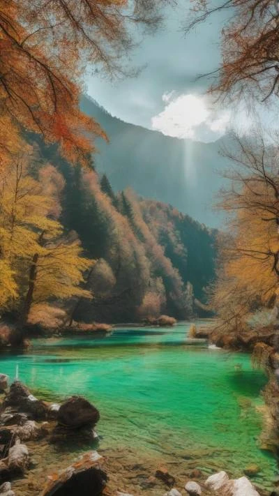 A_River_In_The_Mountains_With_Trees_Landscapes_9-16_138