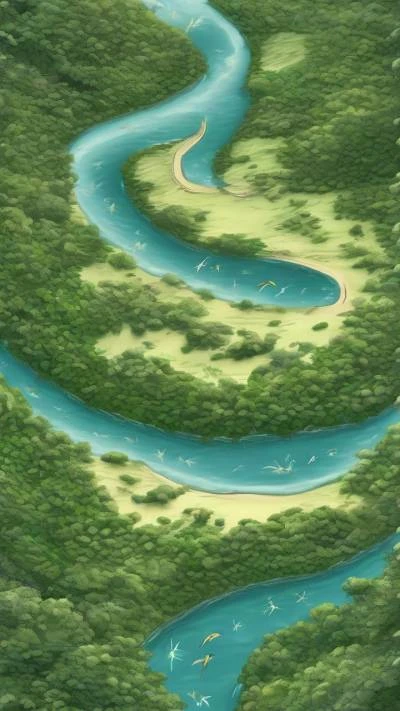 A_River_In_The_Middle_Of_A_Nature_9-16_06