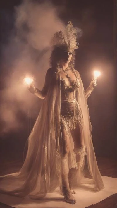 A_Woman_In_A_Costume_And_A_Music & Bands_9-16_17