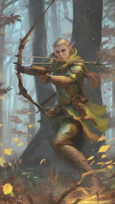 A_Woman_Archer_In_The_Woods_With_Fantasy_9-16_62