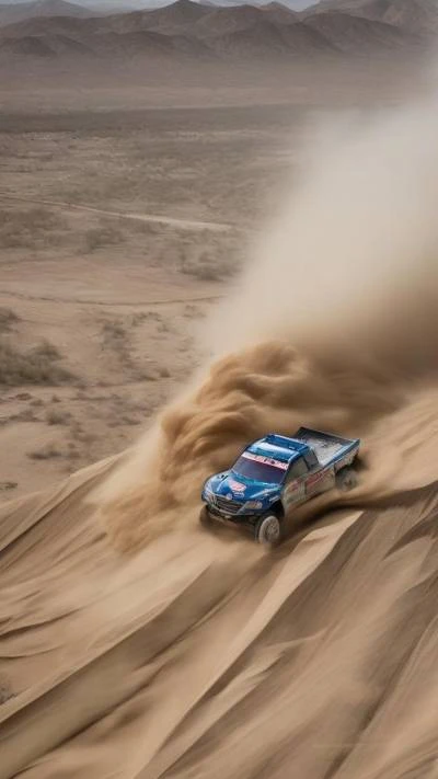 A_Blue_Car_Driving_Through_Sand_Dunes_Cars & Vehicles_9-16_43