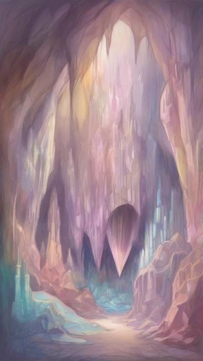 A_Painting_Of_A_Cave_With_A_Art & Illustration_9-16_118