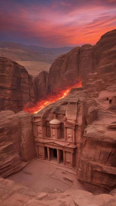 The_Treasury_Petra_Jordan_Landscapes_9-16_17