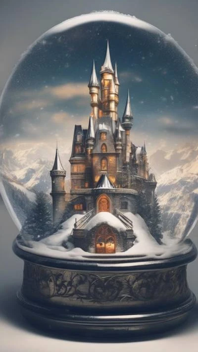 A_Snow_Globe_With_A_Castle_Inside_Fantasy_9-16_11