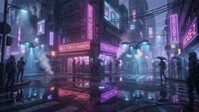 A hyper detailed cyberpunk city