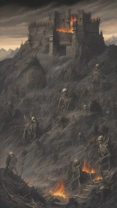 A_Painting_Of_Skeletons_On_A_Hill_Fantasy_9-16_54