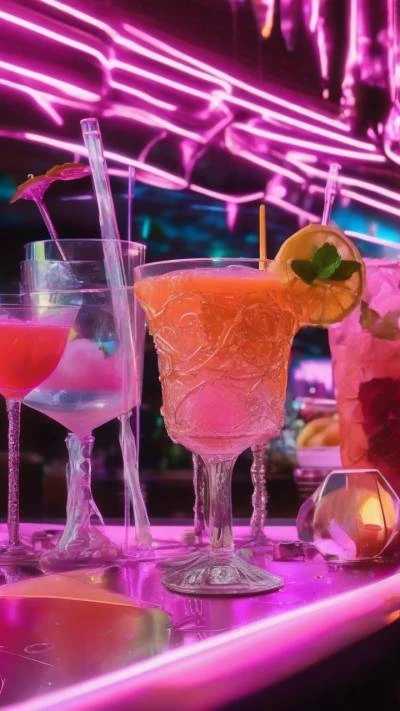 A_Bar_With_Several_Different_Drinks_On_Food & Drinks_9-16_42