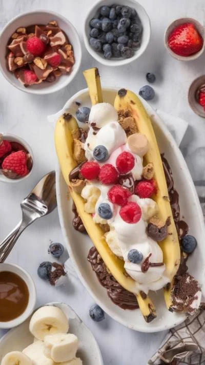 A_Banana_Split_With_Chocolate_Bananas_Food & Drinks_9-16_08