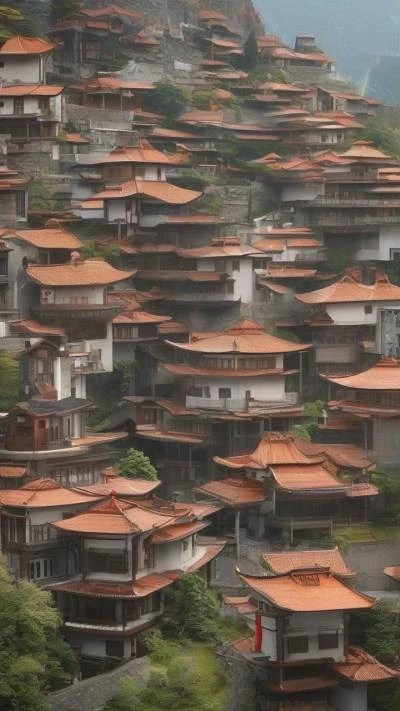 A_View_Of_The_Roofs_Of_A_Cities & Architecture_9-16_93