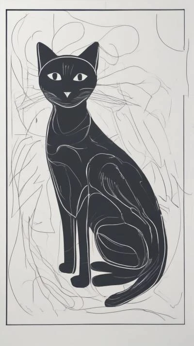 A_Black_Cat_Sitting_On_A_White_Minimalist_9-16_61