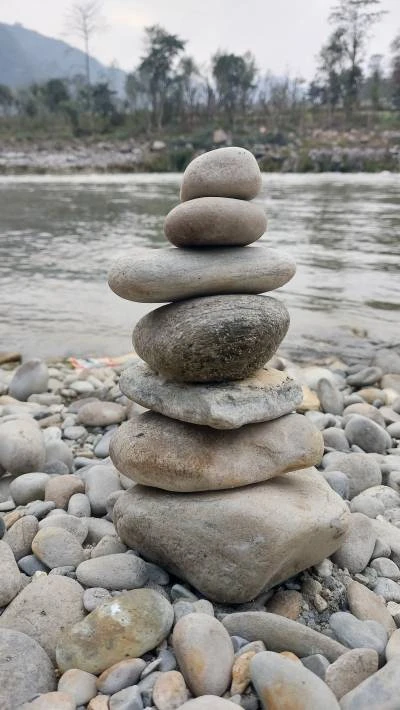 Pebbles stack