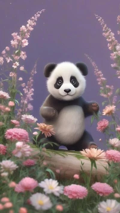 A_Panda_Bear_Sitting_In_A_Field9-16_01