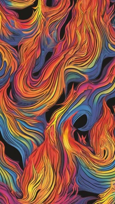 A_Colorful_Abstract_Pattern_With_A_Black_Abstract_9-16_05