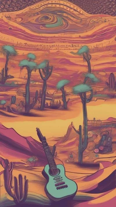 A_Guitar_In_The_Desert_With_A_Music & Bands_9-16_21