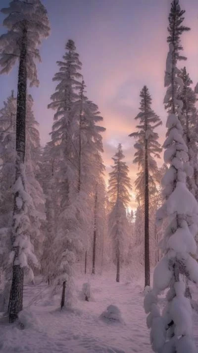 A_Snowy_Forest_With_Trees_Covered_In_Landscapes_9-16_104